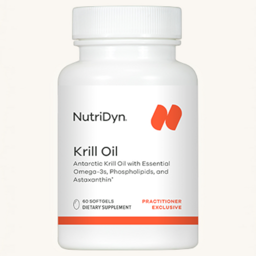 NutriDyn Krill Oil, 60 softgels, front of bottle