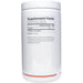 NutriDyn L-Glutamine Powder 500 g supplement facts label