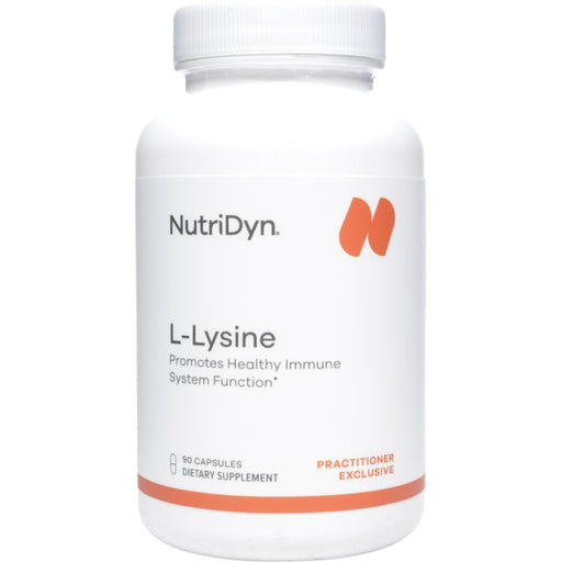 NutriDyn L-Lysine, 90 capsules, front of bottle