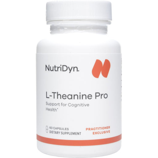 NutriDyn L-Theanine Pro, 60 capsules, front of bottle