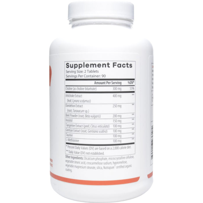 NutriDyn Lipo-Flow 180 tablets supplement facts label