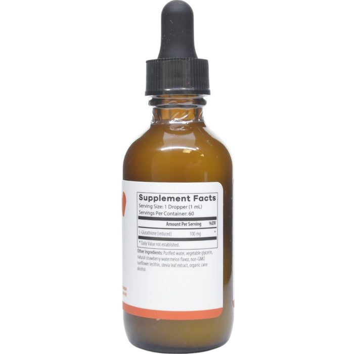 NutriDyn Liposomal Glutathione 2 fl oz supplement facts label