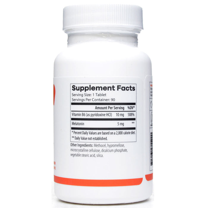 NutriDyn Melatonin TR Pro 90 tablets supplement facts label