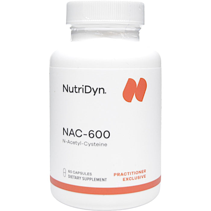 NutriDyn NAC-600, 60 capsules, front of bottle