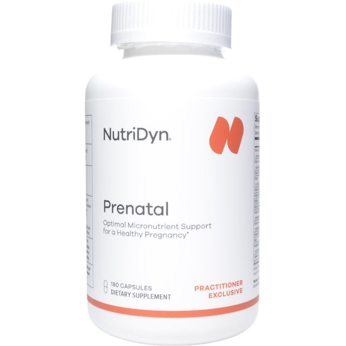 NutriDyn Prenatal, 180 capsules, front of bottle