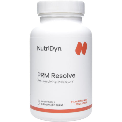 NutriDyn PRM Resolve, 60 softgels, front of bottle
