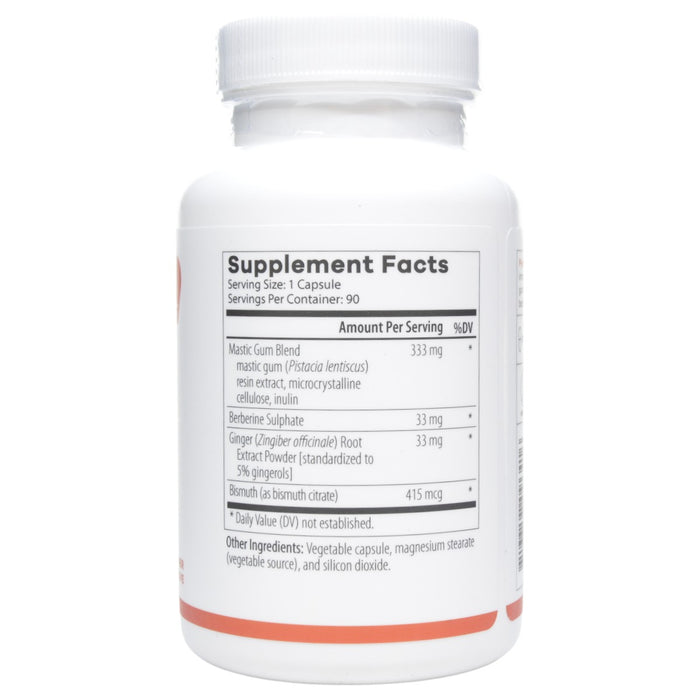 NutriDyn Pyloristat 90 capsules supplement facts label
