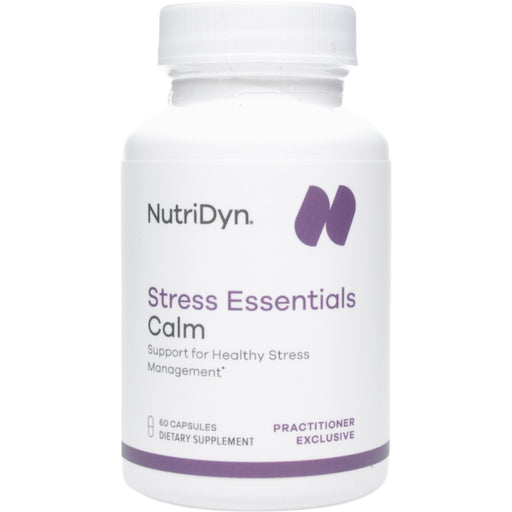 NutriDyn Stress Essentials Calm 60 Vegetarian capsules, front of bottle