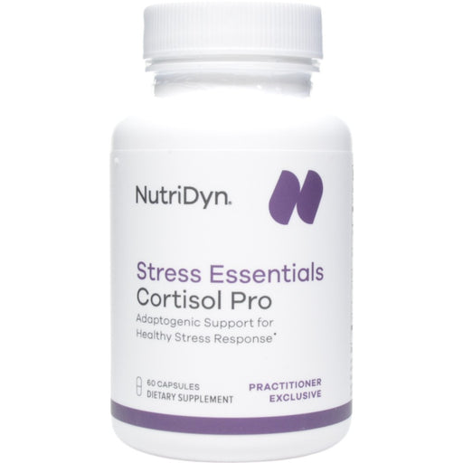 NutriDyn Stress Essentials Cortisol Pro, 60 capsules, front of bottle