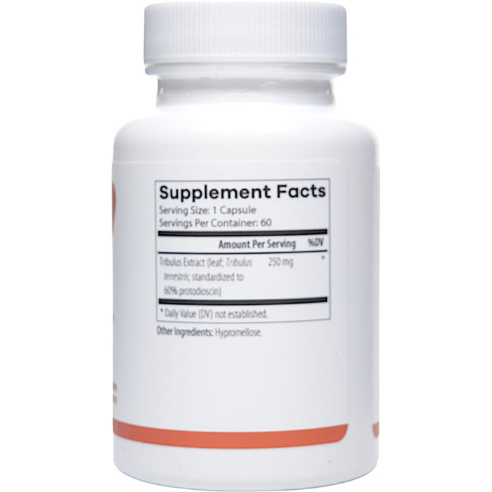 NutriDyn Tribulstan 60 capsules supplement facts label