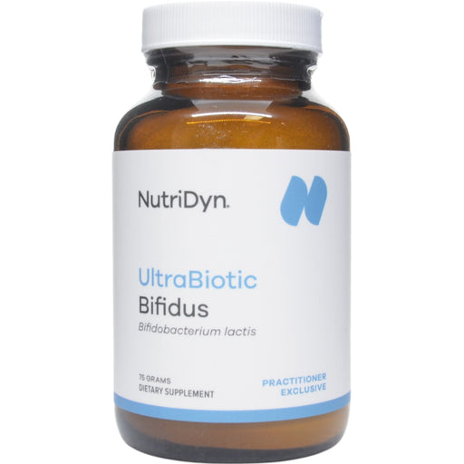 NutriDyn UltraBiotic Bifidus Powder, 75 g, front of bottle