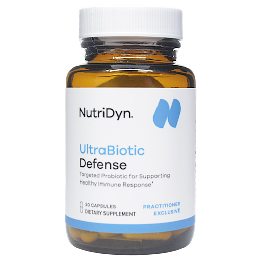 NutriDyn UltraBiotic Defense, 30 capsules, front of bottle