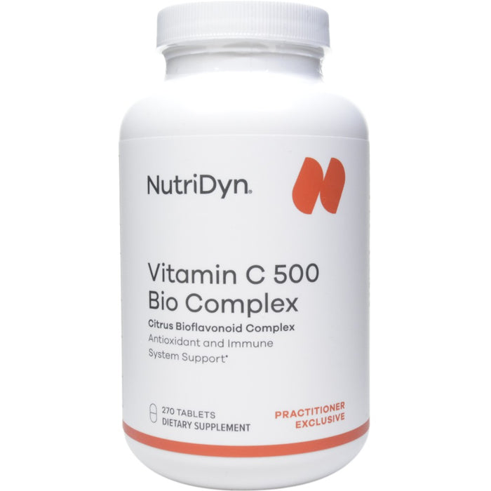 NutriDyn Vitamin C 500 Bio Complex, 270 tablets, front of bottle