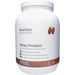 NutriDyn Whey Protein Chocolate powder, front of canister