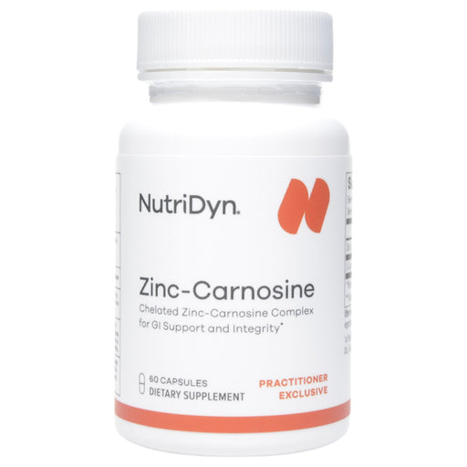 NutriDyn Zinc-Carnosine, 60 capsules, front of bottle