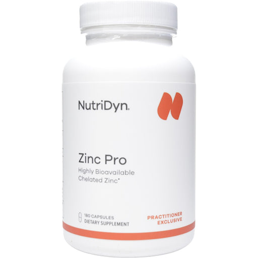 NutriDyn Zinc Pro, 180 capsules, front of bottle
