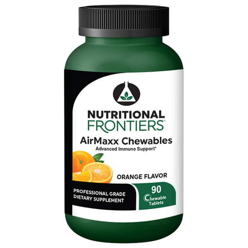 Nutritional Frontiers AirMaxx Chewables, 90 tablets, front of bottle