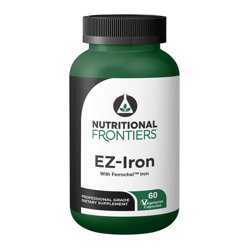 Nutritional Frontiers EZ-Iron, 60 capsules, front of bottle