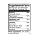 Nutritional Frontiers Kidney & Bladder Tincture 2 fl oz supplement facts label