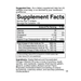 Nutritional Frontiers Omega 3D 240 softgels supplement facts label
