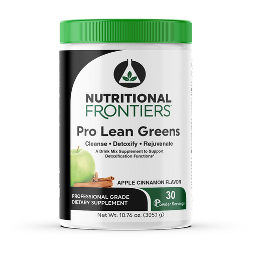Nutritional Frontiers Pro Lean Greens Apple Cinnamon, 10.76 oz, front of container