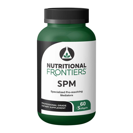 Nutritional Frontiers SPM, 60 softgels, front of bottle