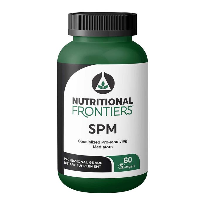 Nutritional Frontiers SPM, 60 softgels, front of bottle