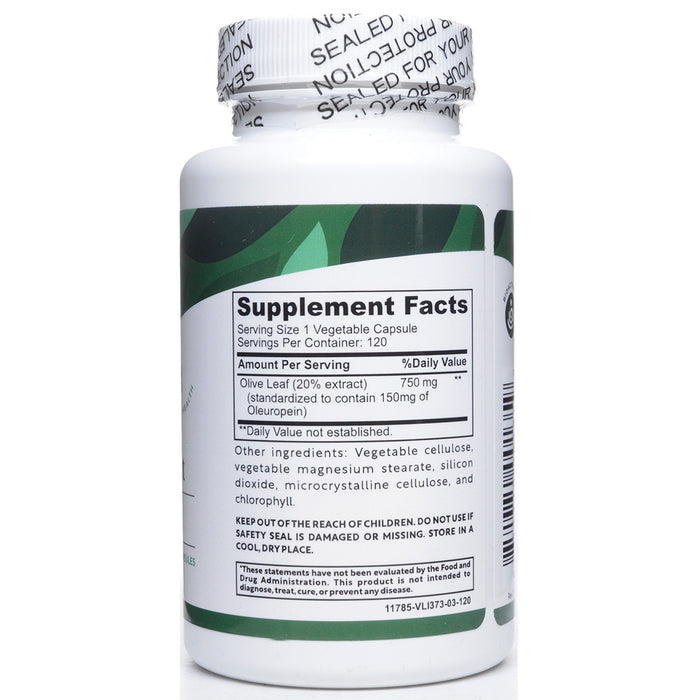 Olive Leaf Extract 750 mg 120 capsules by BioActive Nutrients