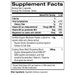 Om Mushroom Relax 90 capsules supplement facts label
