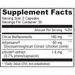 Omne Diem Thermogenic Weight Management 60 capsules supplement facts label