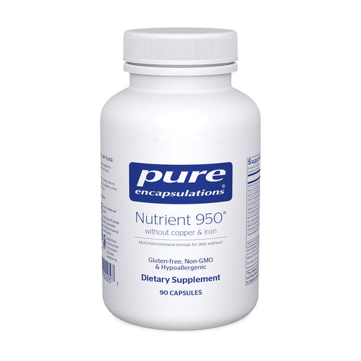 Pure Encapsulations, Nutrient 950 without Copper & Iron 90 capsules
