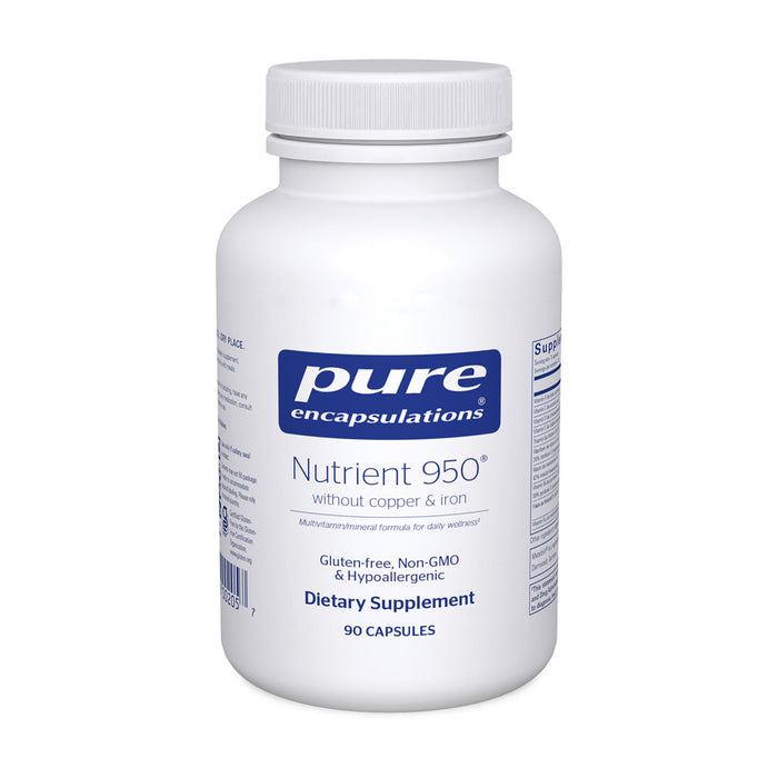 Pure Encapsulations, Nutrient 950 without Copper & Iron 90 capsules