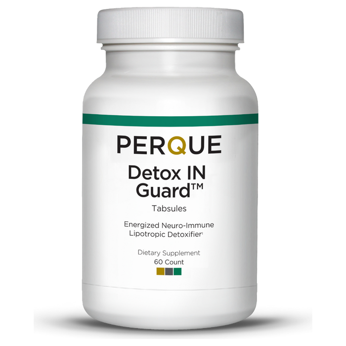 PERQUE Detox IN Guard, 60 tabsules, front of bottle