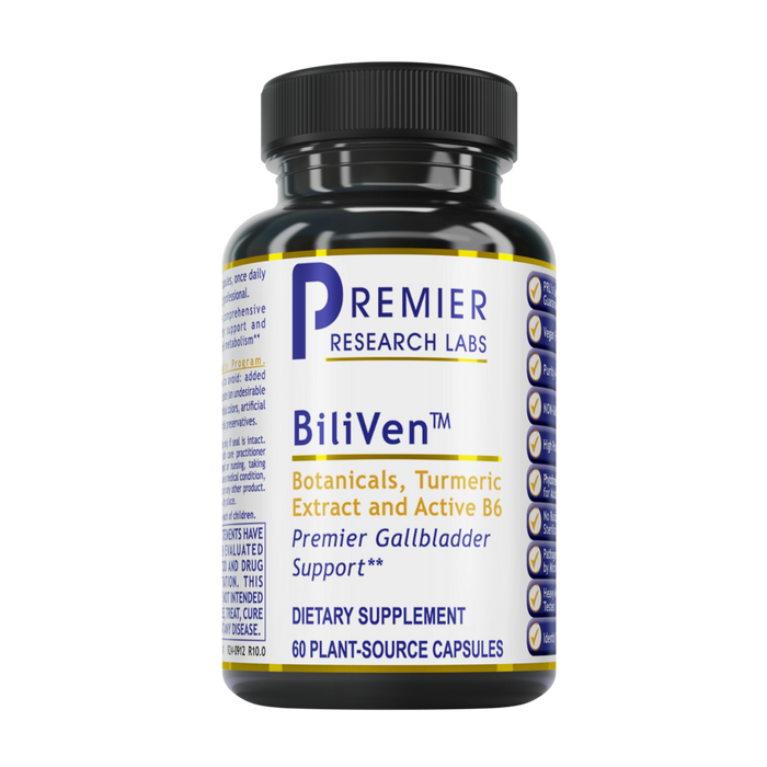 Premier Research Labs BiliVen, 60 capsules, front of bottle