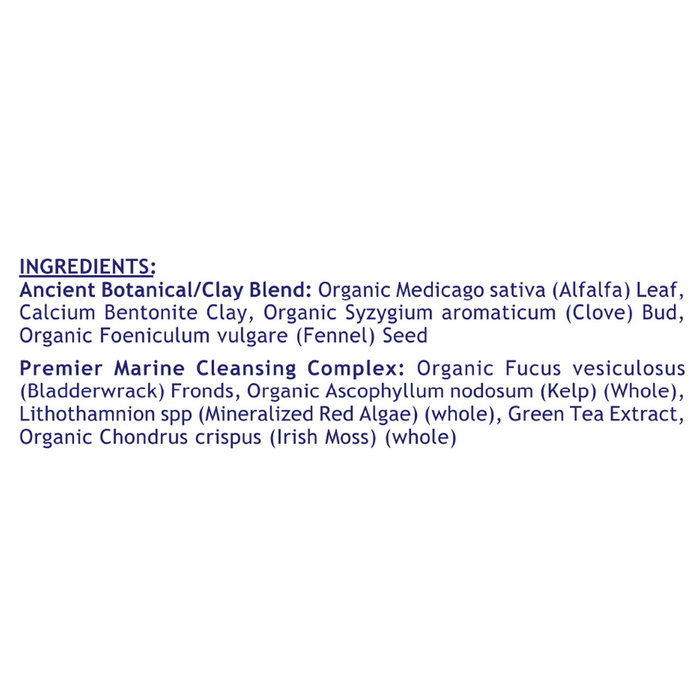 Premier Research Labs Medi-Body Pack 6 oz ingredients label