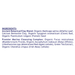 Premier Research Labs Medi-Body Pack 6 oz ingredients label