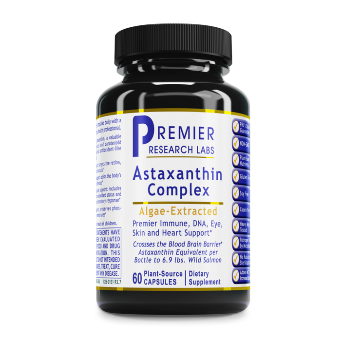 Premier Research Labs Premier Astaxanthin Complex, 60 capsules, front of bottle