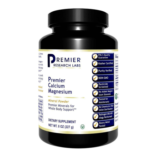 Premier Research Labs Premier Calcium Magnesium, 8 oz, front of bottle