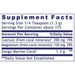 Premier Research Labs Premier Calcium Magnesium 8 oz supplement facts label