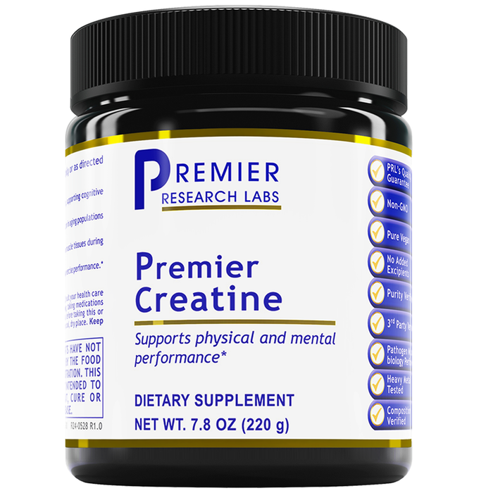 Premier Research Labs Premier Creatine, 7.8 oz, front of jar