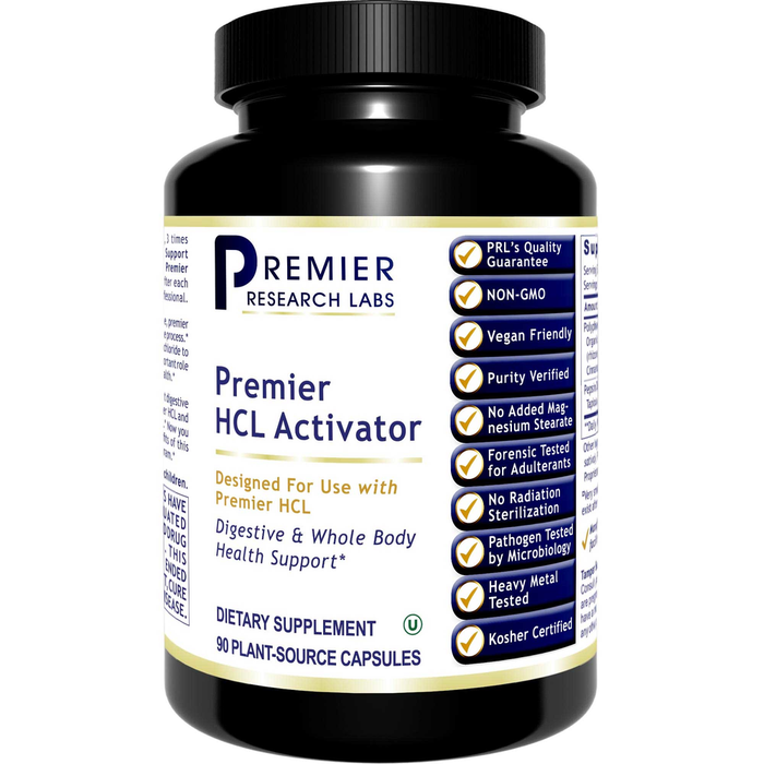 Premier Research Labs Premier HCL Activator, 90 capsules, front of bottle
