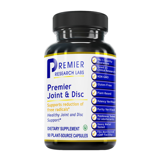 Premier Research Labs Premier Joint & Disc, 90 capsules, front of bottle