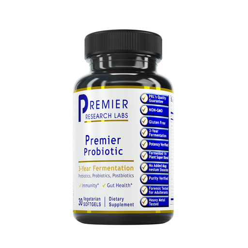 Premier Research Labs Premier Probiotic, 30 softgels, front of bottle