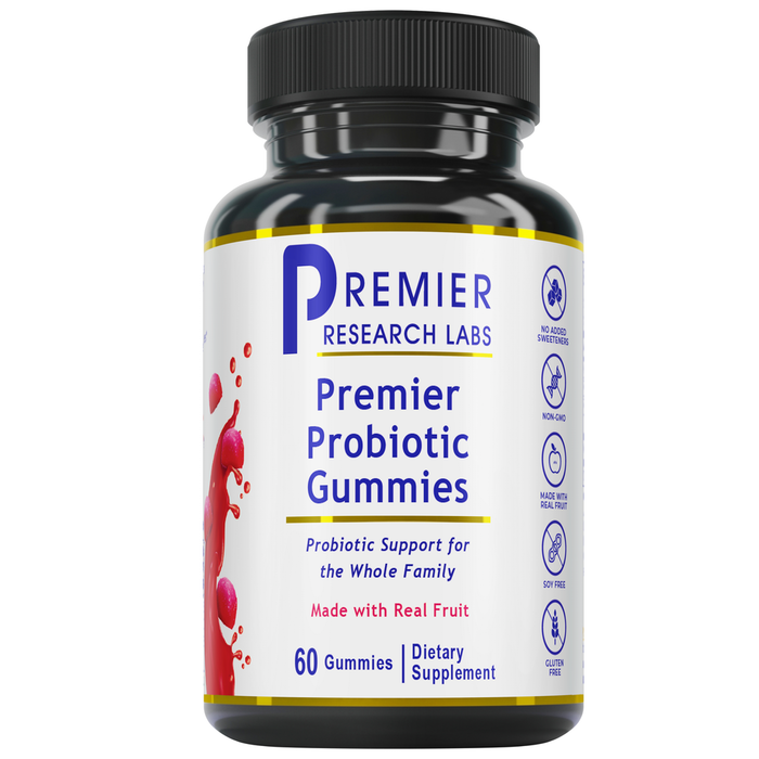 Premier Research Labs Premier Probiotic Gummies, 60 gummies, front of bottle