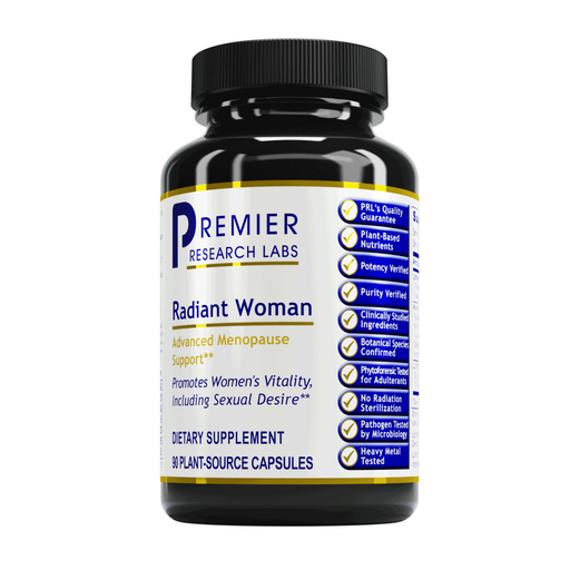 Premier Research Labs Radiant Woman, 90 capsules, front of bottle
