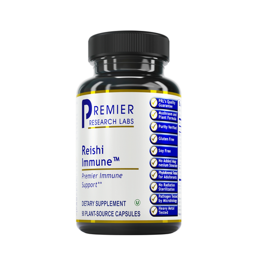 Premier Research Labs Reishi Immune, 90 capsules, front of bottle