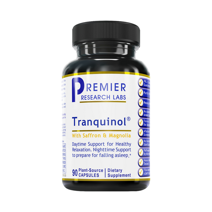 Premier Research Labs Tranquinol, 90 capsules, front of bottle
