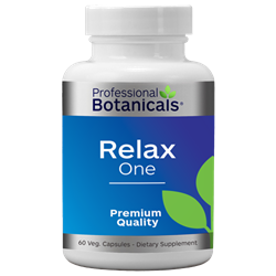 Professional Botanicals Relax One, 60 capsules, front of bottle