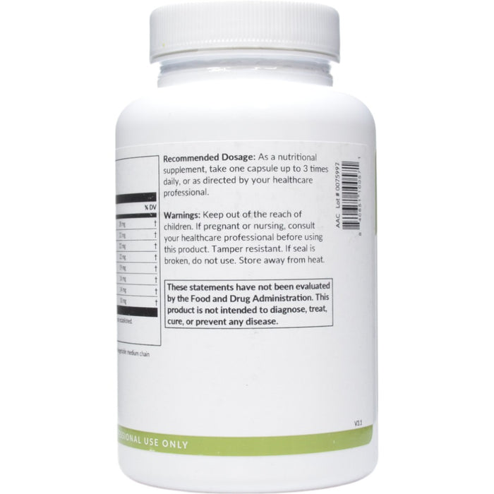 Professional Formulas Amino Acid Complex 90 capsules suggested use label
