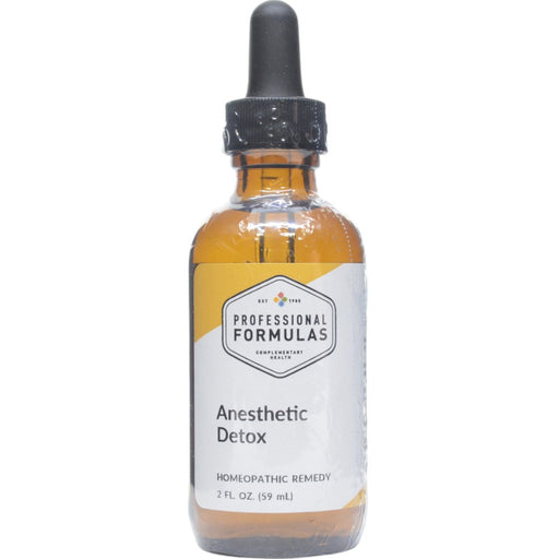 Professional Formulas Anesthetic Detox, 2 oz, front of bottle